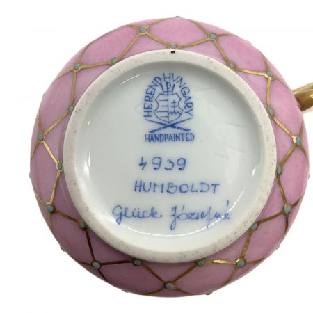 Herend (ヘレンド) カップ&ソーサー ピンク フンボルト｜トレファクONLINE