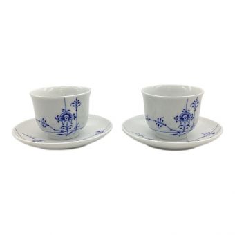 ROYAL COPENHAGEN (ロイヤル・コペンハーゲン) カップ&ソーサー ブルーパルメッテ 2Pセット