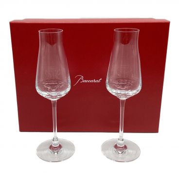 Baccarat シャトーバカラ シャンパンフルート 2客セット こそばゆい