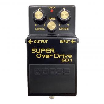 BOSS (ボス) オーバードライブ 箱付 40th ANNIVERSARY SUPER OverDrive SD-1-4A マレーシア製 動作確認済み