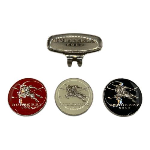 BURBERRY (バーバリー) ゴルフマーカーセット ケース付き ホースロゴ