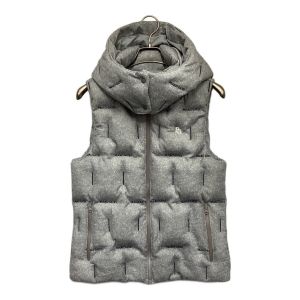 PEARLY GATES (パーリーゲイツ) ゴルフウェア(トップス) メンズ SIZE M グレー 2023年モデル 中綿ジップフーディベスト 053-3258105