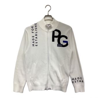 PEARLY GATES (パーリーゲイツ) ゴルフウェア(トップス) メンズ SIZE M ホワイト ジップジャケット 053-2172201