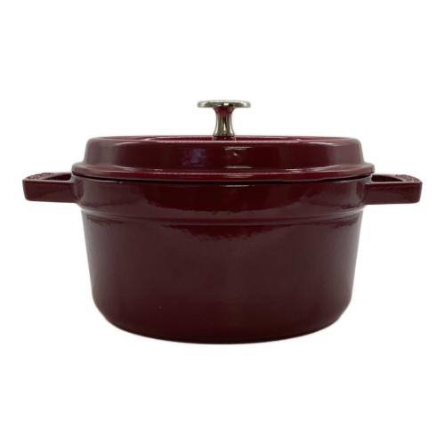 Staub (ストウブ) ピコ ココットラウンド ボルドー 20cm