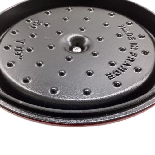 Staub (ストウブ) ピコ ココットラウンド ボルドー 20cm