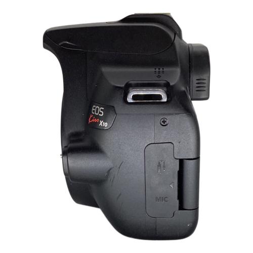 CANON (キヤノン) デジタル一眼レフカメラ ダブルズームキット EOS kiss X10 2580万画素 APS-C/22.3mm×14.9mm 専用電池 -