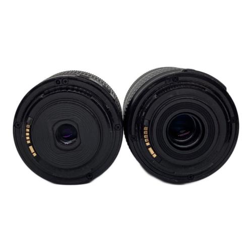 CANON (キヤノン) デジタル一眼レフカメラ ダブルズームキット EOS kiss X10 2580万画素 APS-C/22.3mm×14.9mm 専用電池 -