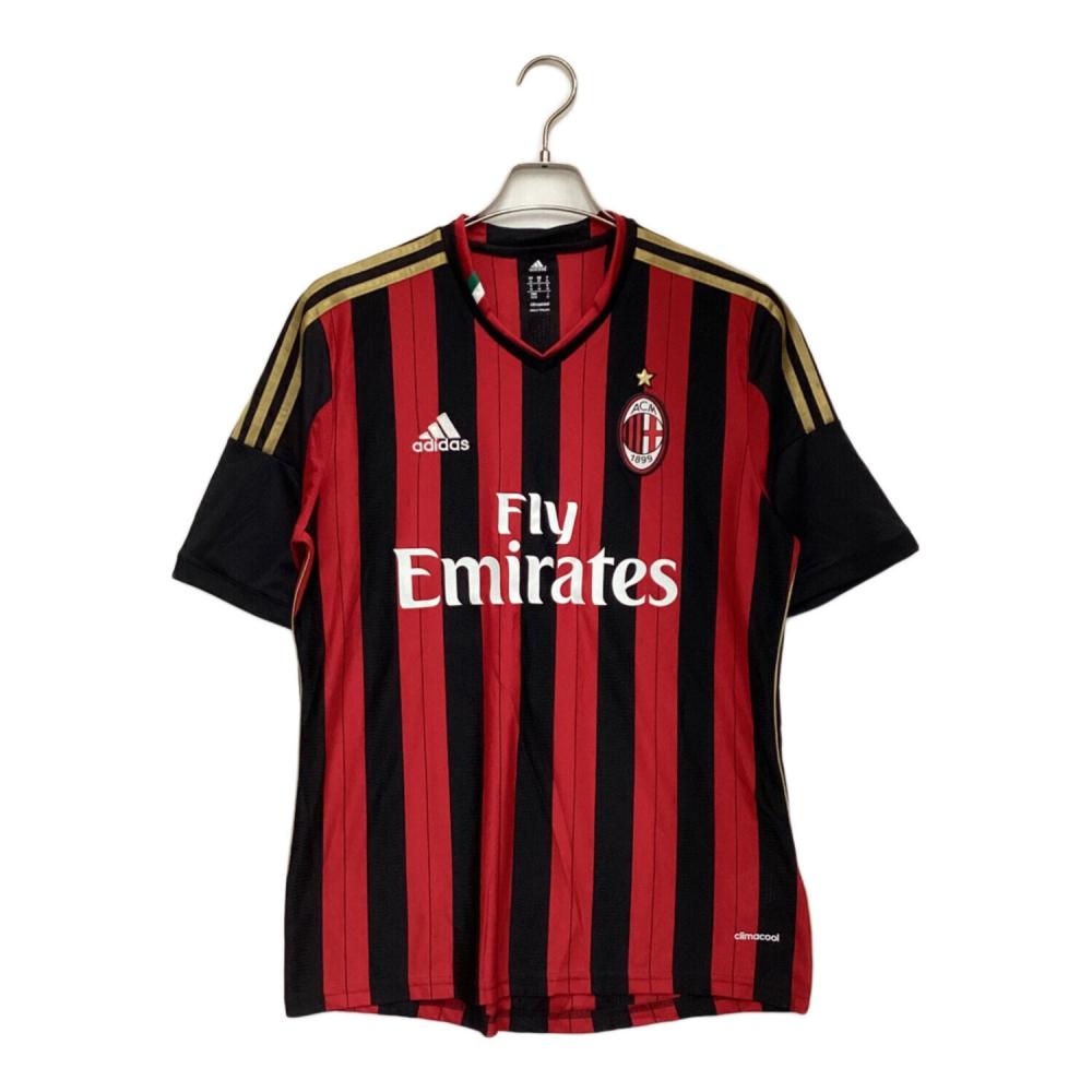 adidas (アディダス) サッカーユニフォーム メンズ ブラック×レッド AC