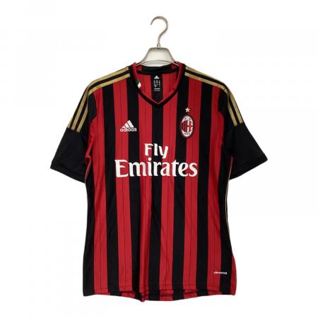 adidas (アディダス) サッカーユニフォーム メンズ ブラック×レッド AC