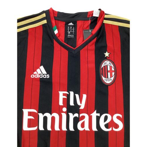 adidas (アディダス) サッカーユニフォーム メンズ ブラック×レッド ACミラン 本田圭佑 ♯10