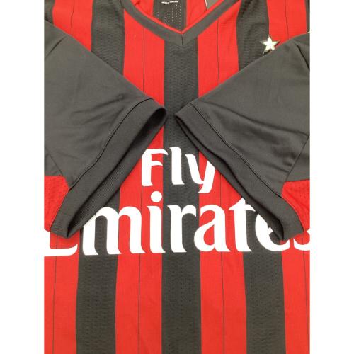 adidas (アディダス) サッカーユニフォーム メンズ ブラック×レッド ACミラン 本田圭佑 ♯10