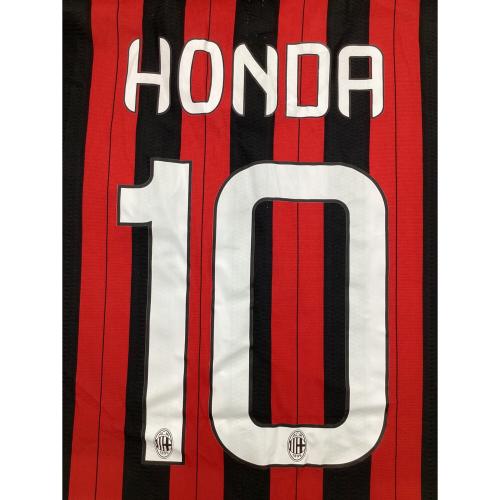 adidas (アディダス) サッカーユニフォーム メンズ ブラック×レッド ACミラン 本田圭佑 ♯10