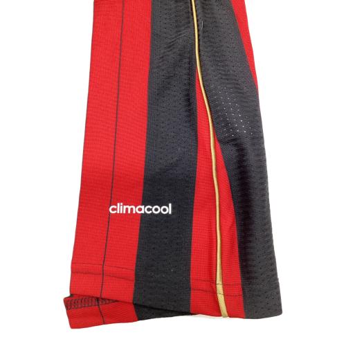 adidas (アディダス) サッカーユニフォーム メンズ ブラック×レッド ACミラン 本田圭佑 ♯10