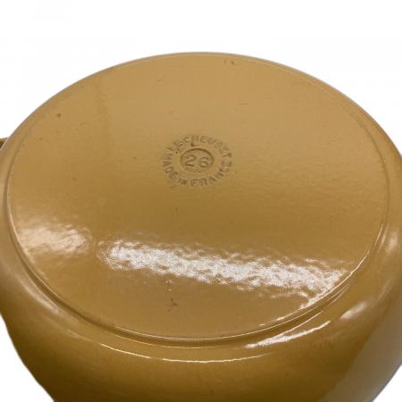 LE CREUSET (ルクルーゼ) ビュッフェキャセロール イエロー 26cm