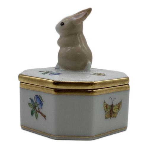 Herend (ヘレンド) 陶製小物入れ ヴィクトリア・プレーン 2011 干支