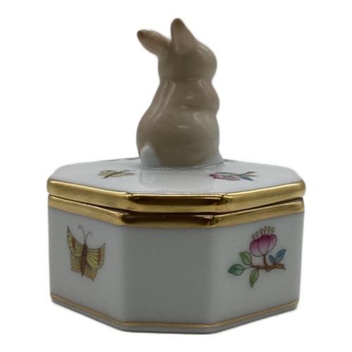 Herend (ヘレンド) 陶製小物入れ ヴィクトリア・プレーン 2011 干支