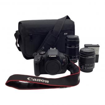 CANON (キヤノン) 一眼レフカメラ デジタル一眼レフカメラ EOS Kiss X5 レンズ EF-S18-55 55-250 セット