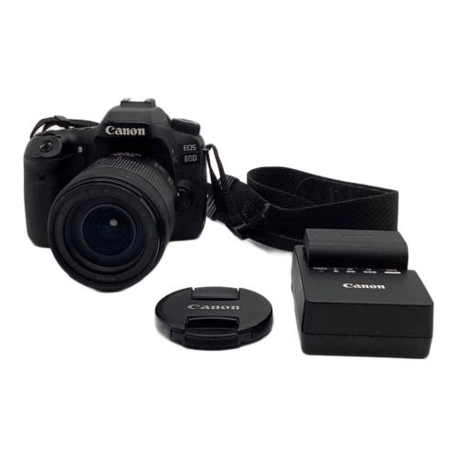 CANON デジタル一眼レフカメラ EOS 80D・EF-S18-135 IS USM レンズキット