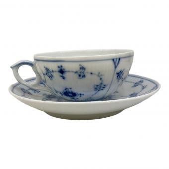 ROYAL COPENHAGEN (ロイヤル・コペンハーゲン) ティーカップ&ソーサー ブルーフルーテッド・プレイン