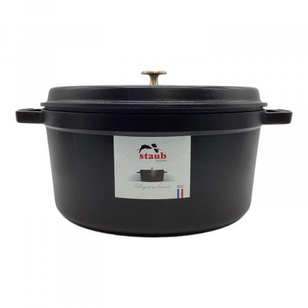 （美品）STAUB ブラック 両手鍋 約20cm 楽天市場】【ポイント5倍 5/5】ストウブ 鍋 ピコ ココット ラウンド