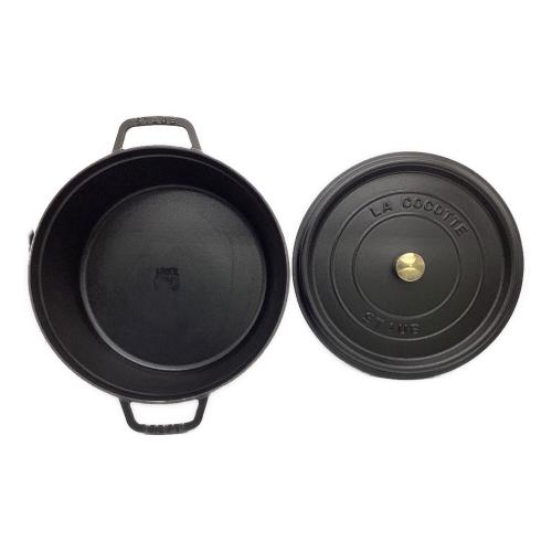 Staub (ストウブ) 両手鍋 ブラック 40509-863 IH対応 110