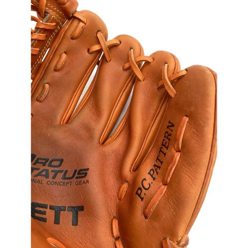 ZETT (ゼット) 軟式グラブ PRO STATUS（プロステイタス）内野手用 ブラウン BRGA30820 日本製