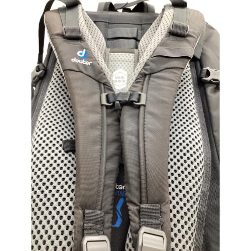 deuter (ドイター) バックパック ブラック×ブルー Aircontact lite 50+10（エアコンタクトライト50+10）