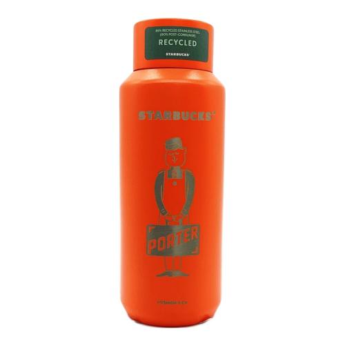 STARBUCKS COFFEE (スターバックスコーヒー) PORTER（ポーター）リサイクルステンレスボトル マットオレンジ 355ml 未使用品