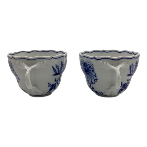 Meissen (マイセン) ティー・コーヒー兼用 カップ&ソーサー 562・572 ブルーオニオン 2Pセット