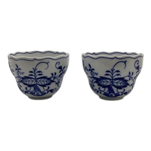 Meissen (マイセン) ティー・コーヒー兼用 カップ&ソーサー 562・572 ブルーオニオン 2Pセット