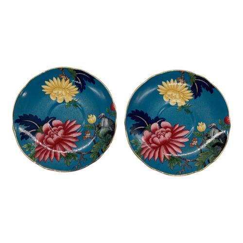 Wedgwood (ウェッジウッド) ティーカップ&ソーサー ワンダーラスト サファイアガーデン 2Pセット