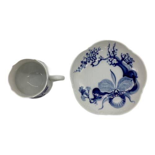 Meissen (マイセン) ティーカップ&ソーサー ブルーオーキッド 23562・23572