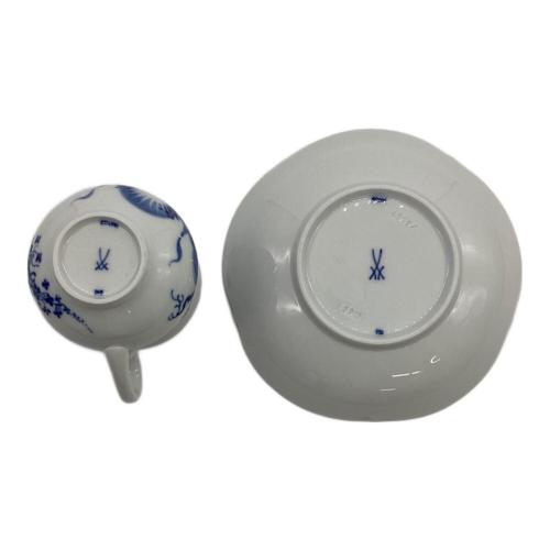 Meissen (マイセン) ティーカップ&ソーサー ブルーオーキッド 23562・23572