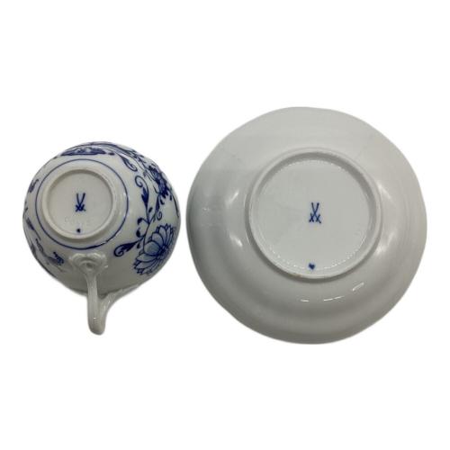 Meissen (マイセン) ティー・コーヒー兼用 カップ&ソーサー 562・572 ブルーオニオン