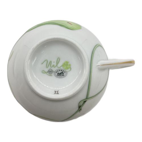 エルメス　HERMES ナイルの庭 プレートとカップ＆ソーサーのセット HERMES (エルメス) カップ&ソーサー ナイルの庭｜トレファクONLINE