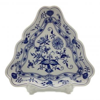 Meissen (マイセン) トライアングルプレート 27㎝ ブルーオニオン