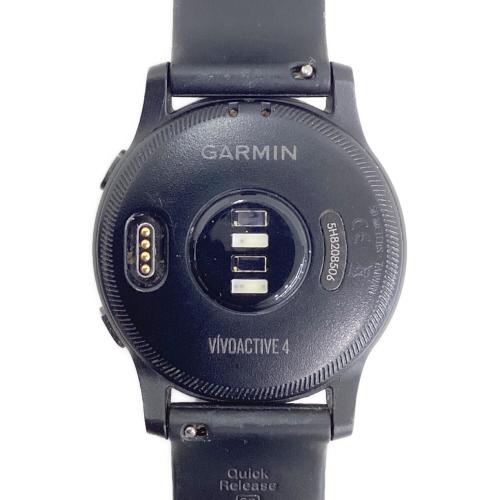 GARMIN (ガーミン) ゴルフGPSナビウォッチ 説明書・充電ケーブル・箱付 ブラック VIVOACTIVE4 スマートウォッチ
