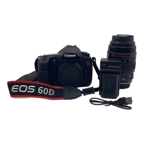 CANON (キヤノン) デジタル一眼レフカメラ EOS 60D EF100mm F2.8 マクロ レンズ付き