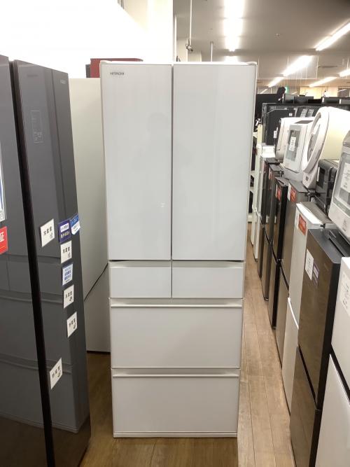 HITACHI (ヒタチ) 6ドア冷蔵庫 R-HW52K 2019年製 520L クリーニング済