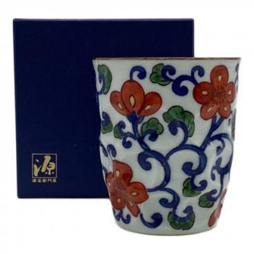 源右衛門窯　染錦紫牡丹　ソースポット　レードル　未使用 源右衛門窯 染錦紫牡丹 ソースポット レードル 源右衛門窯 染錦紫牡丹