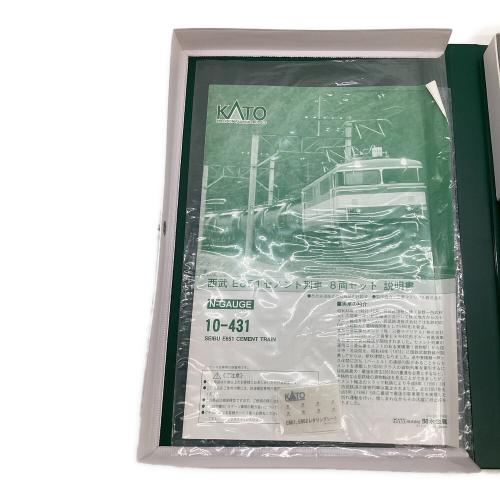 KATO（カトー）Nゲージ 西武 E851 セメント車両 8両セット 10-431
