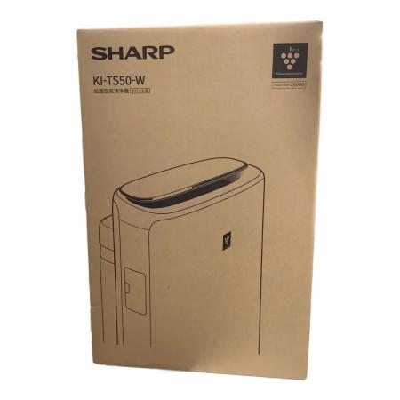 SHARP (シャープ) 加湿空気清浄機 2024年製 KI-TS50-W 13畳用 程度S(未