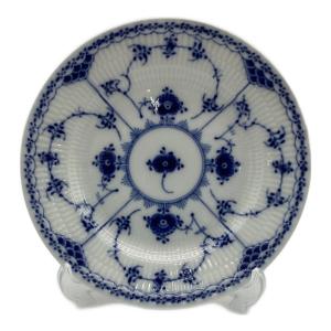 ROYAL COPENHAGEN (ロイヤル・コペンハーゲン) プレート 17cm ブルーフルーテッド・ハーフレース