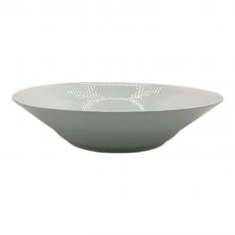 ROYAL COPENHAGEN (ロイヤル・コペンハーゲン) ディーププレート 24cm ホワイトフルーテッド