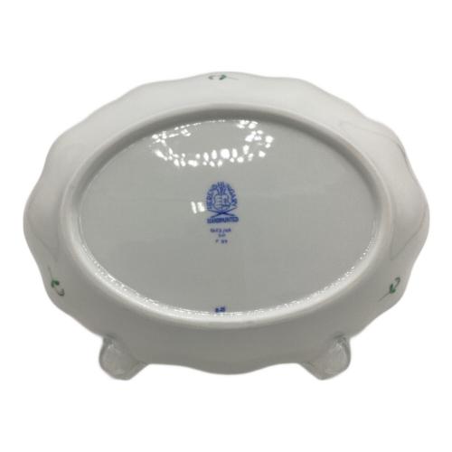 Herend (ヘレンド) オーバルディッシュ グリーン アピシウスハーブ