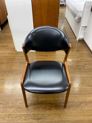 アサヒファニチュア ダイニングチェアー ブラック×ブラウン 175