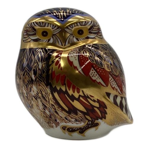 ROYAL CROWN DERBY (ロイヤルクラウンダービー) フクロウ ペーパーウェイト