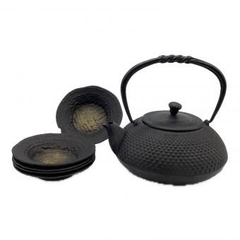 南部宝生堂 (ナンブホウセイドウ) 鉄器 急須・茶托セット