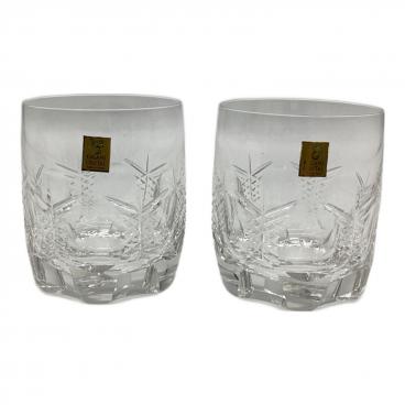 HOYA CRYSTAL カットクリスタルグラスセット HOYA CRYSTAL 青いカット