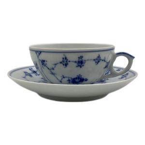 ROYAL COPENHAGEN (ロイヤル・コペンハーゲン) ティーカップ&ソーサー ブルーフルーテッド・プレイン